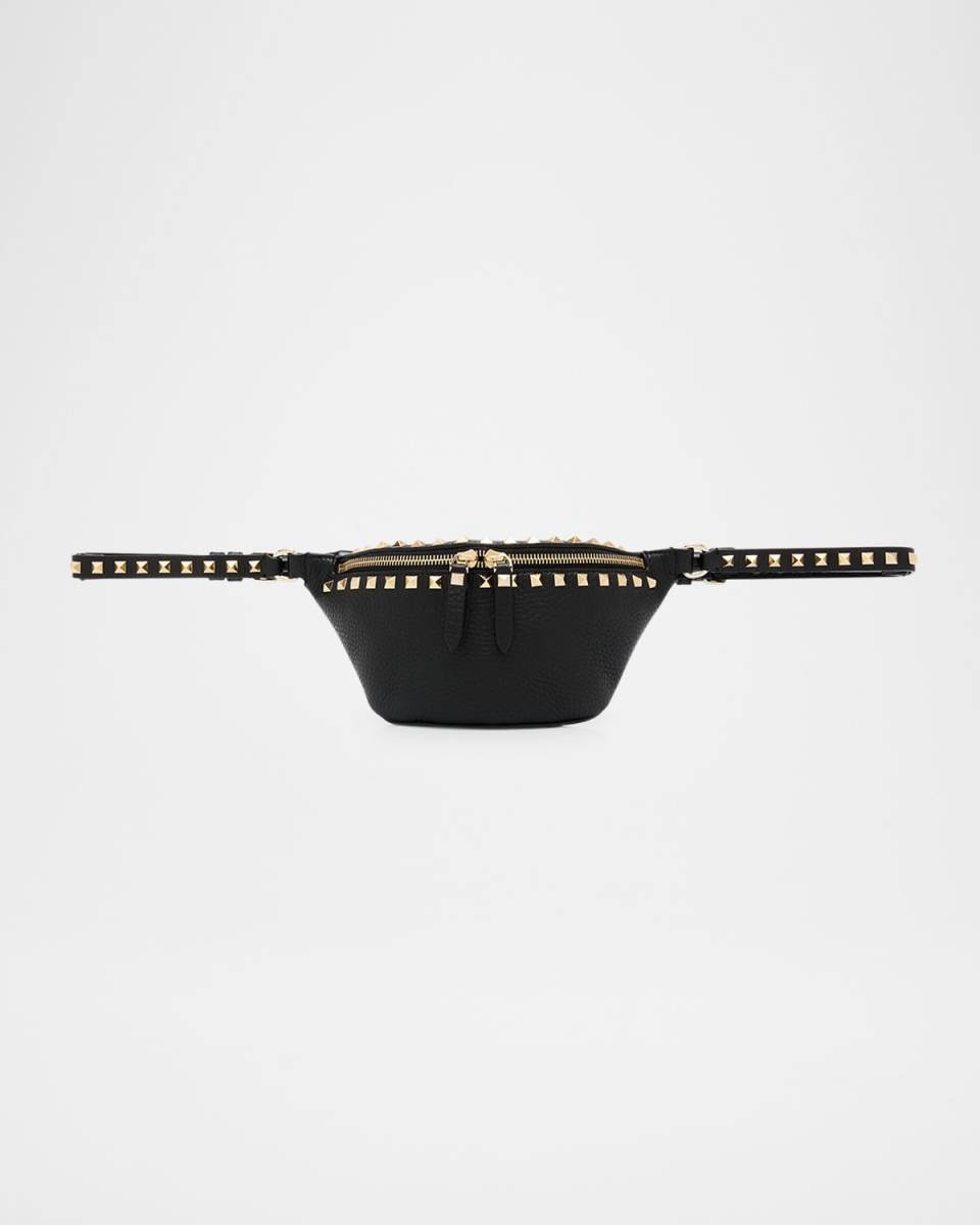 Rockstud Small Leather Belt Bag